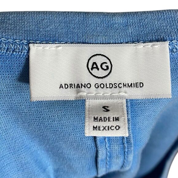 AG Adriano Goldschmied T-Shirt Womens S Blue Henson Tee Faded Vintage Wash NEW - Picture 3 of 7